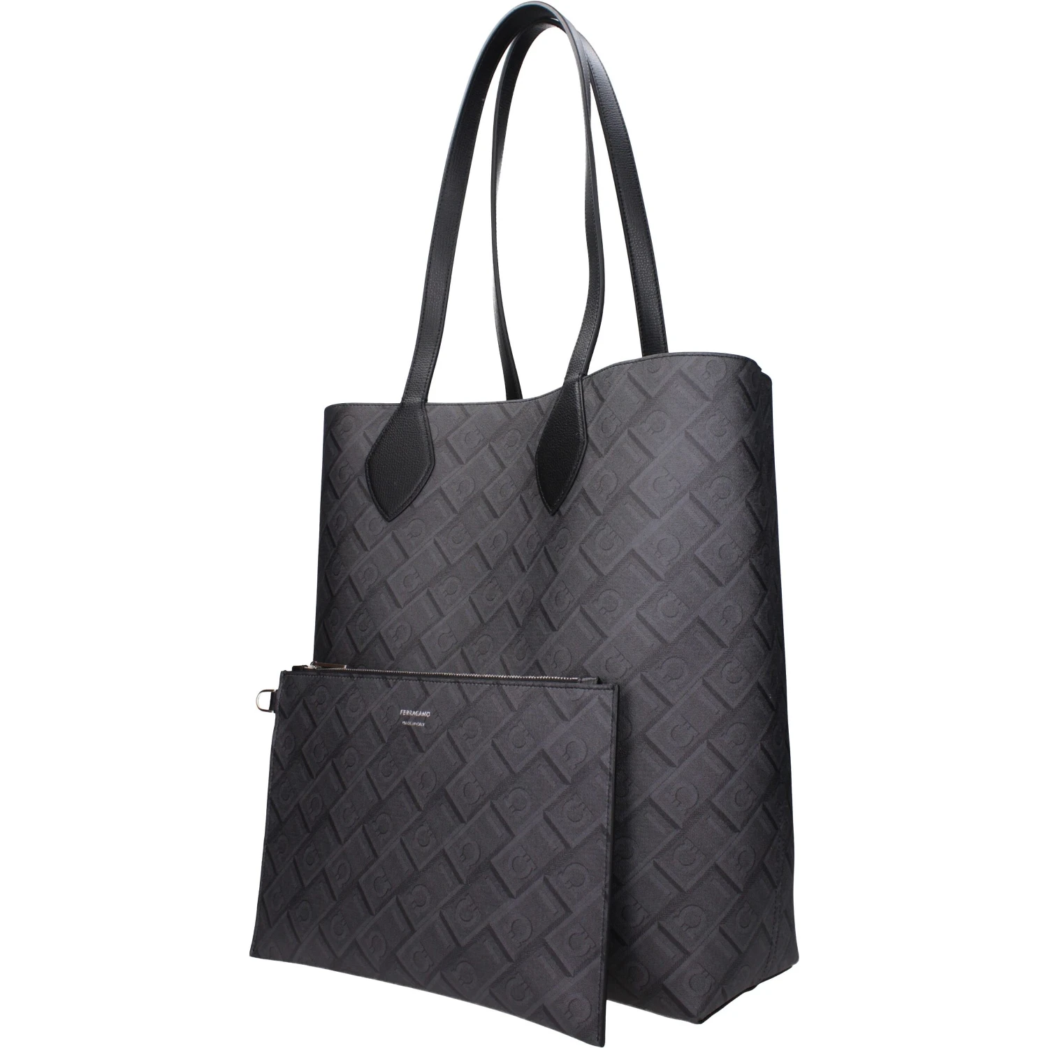 Black Leather Shoulder Bag