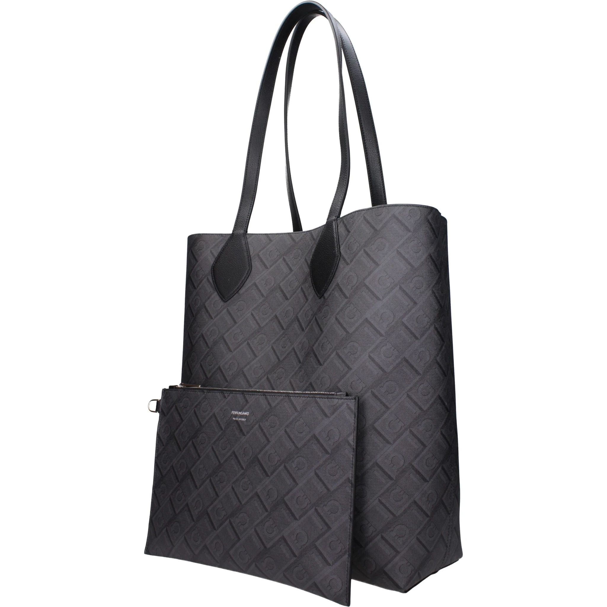 Black Leather Shoulder Bag