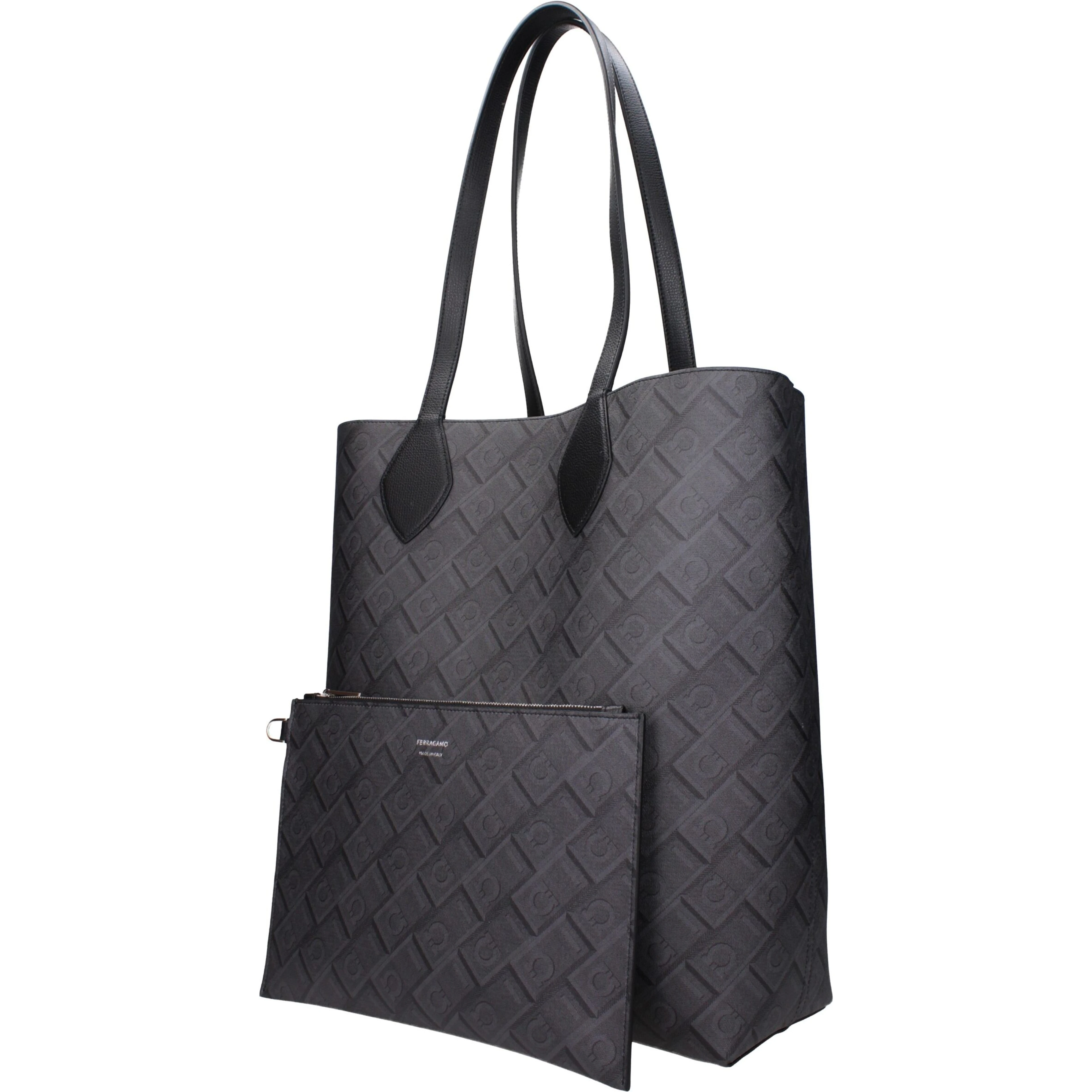 Black Leather Shoulder Bag
