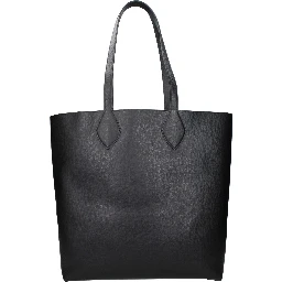 Black Leather Shoulder Bag