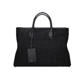 Black Fabric Handbag