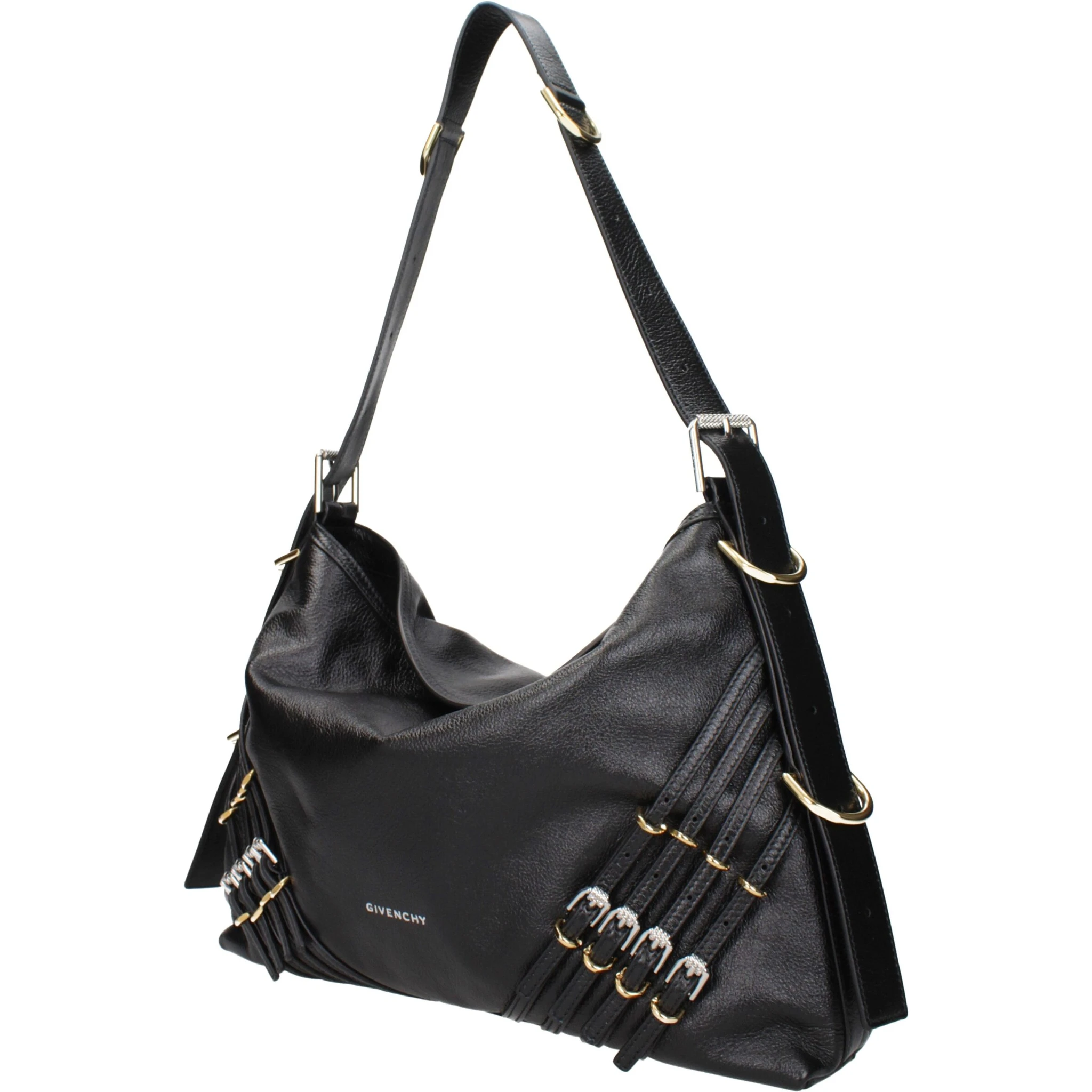 Black Leather Shoulder Bag