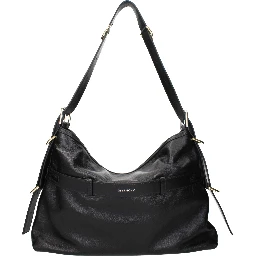 Black Leather Shoulder Bag