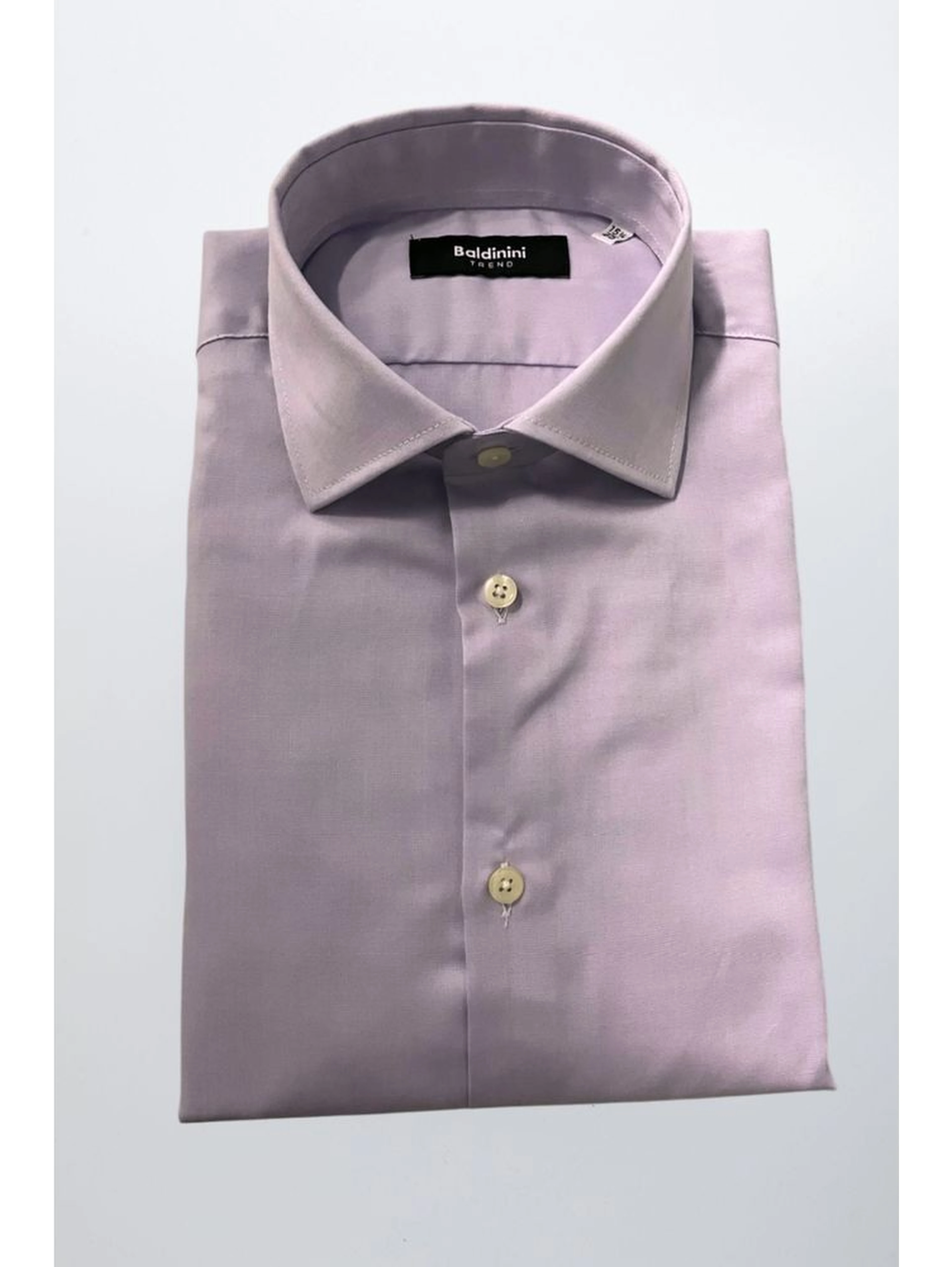 Purple Cotton Men Shirt