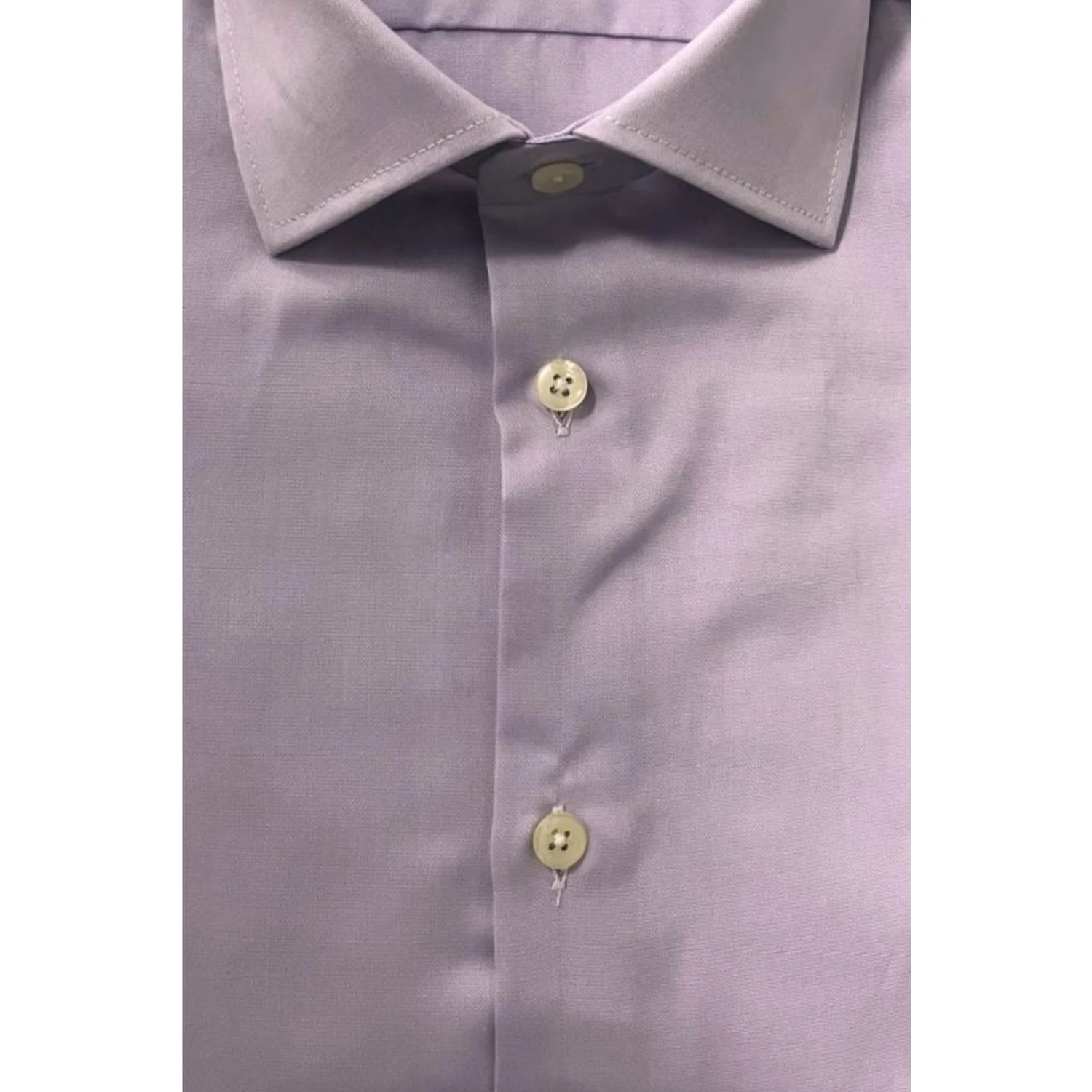 Purple Cotton Men Shirt