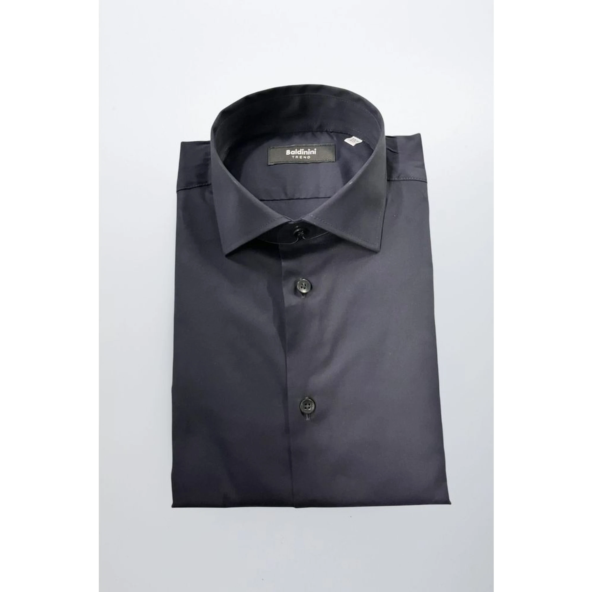 Black Cotton Men's Shirt