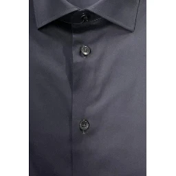 Black Cotton Men's Shirt