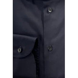 Black Cotton Men's Shirt