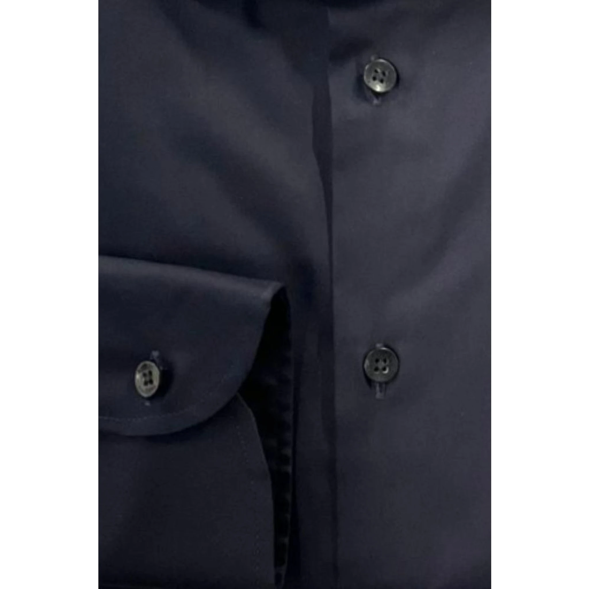 Black Cotton Men's Shirt