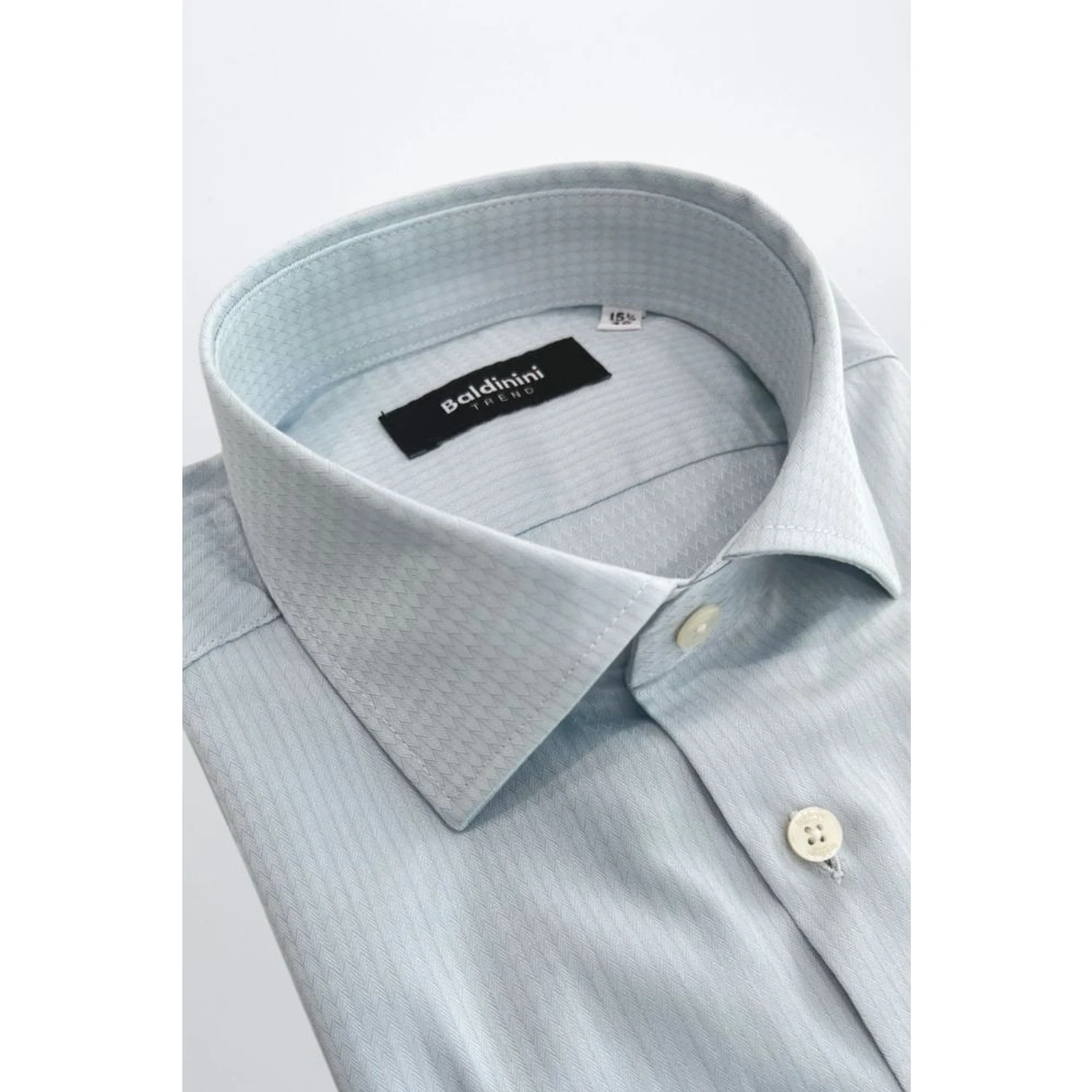 Light Blue Cotton Men Shirt