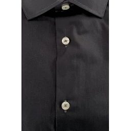 Gray Cotton Men Shirt