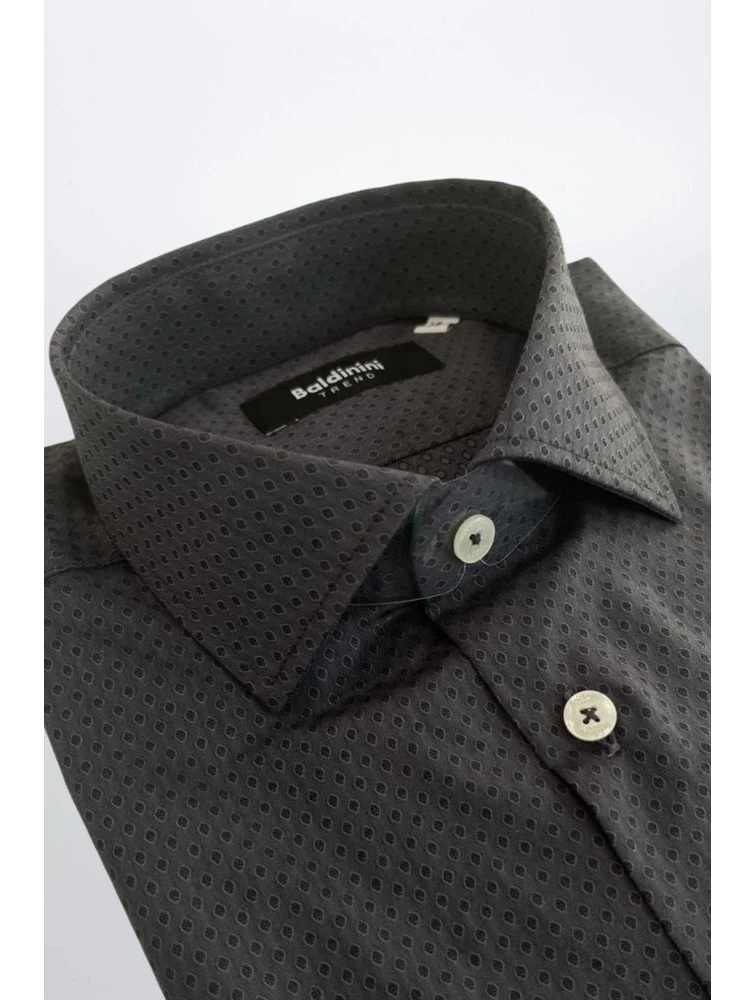 Gray Cotton Men Shirt alternative
