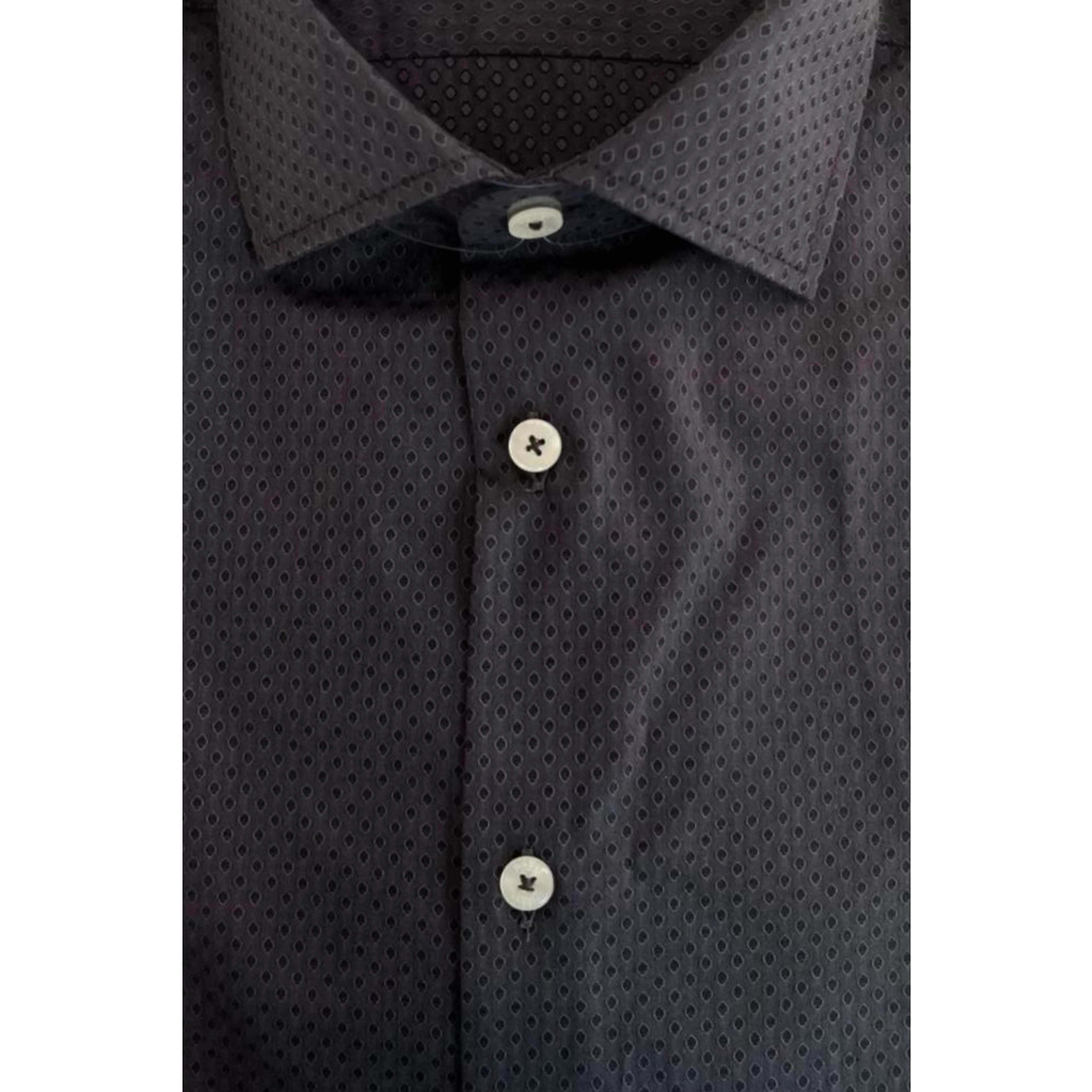 Gray Cotton Men Shirt