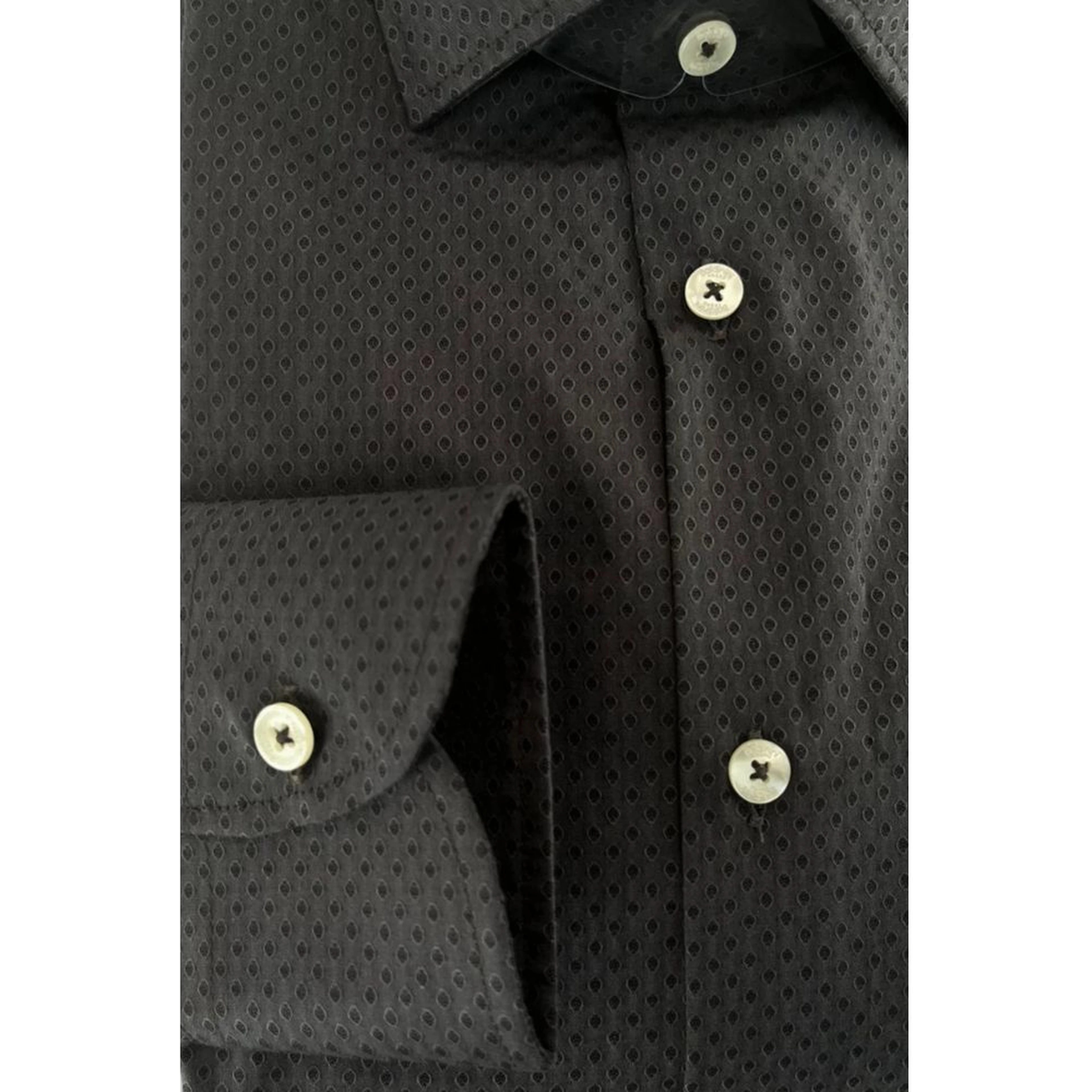 Gray Cotton Men Shirt