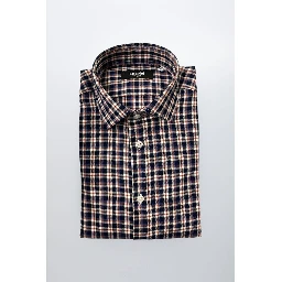 Multicolor Cotton Men Shirt