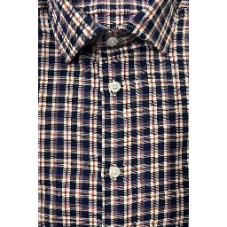 Multicolor Cotton Men Shirt