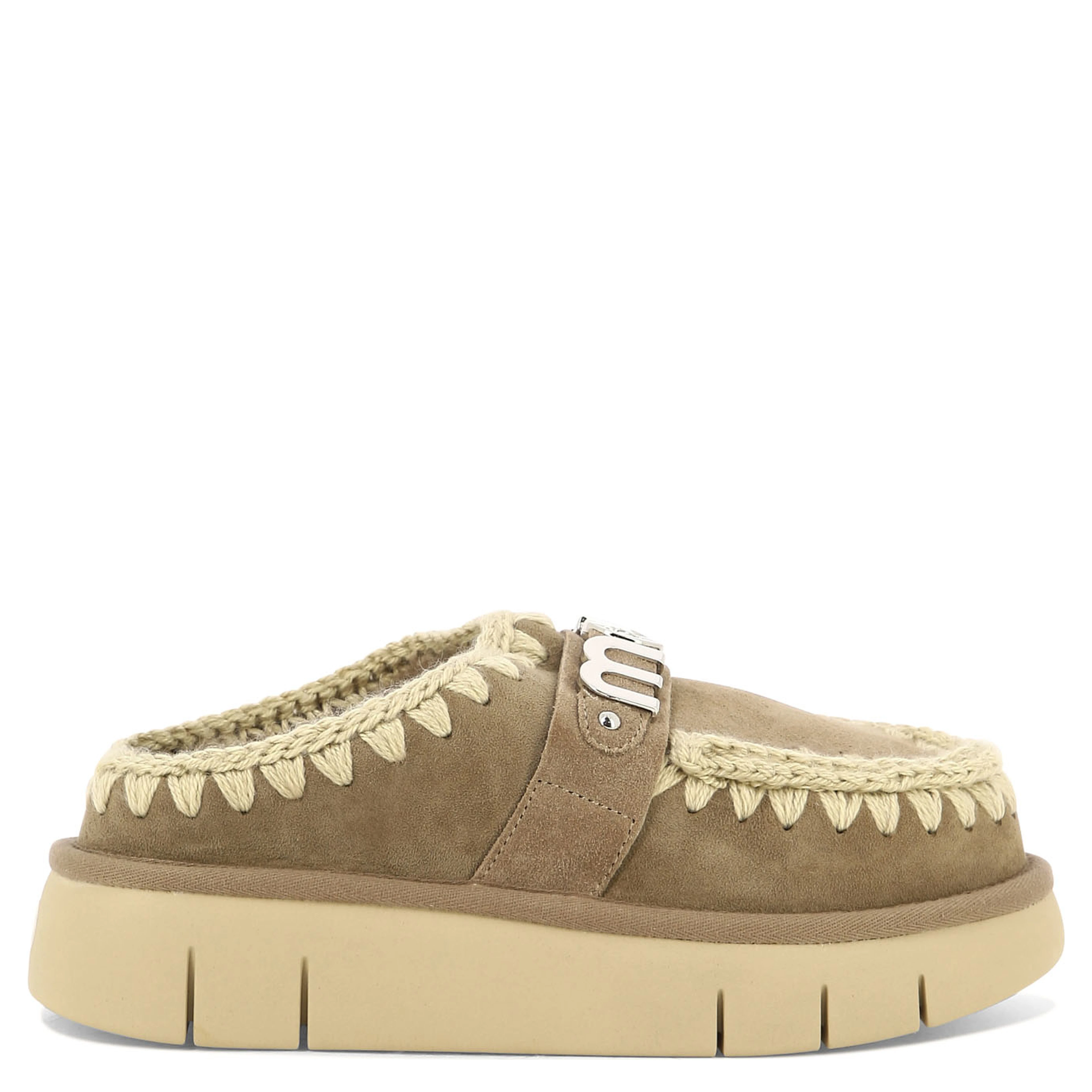 "Bounce Clog Metal Logo" slippers