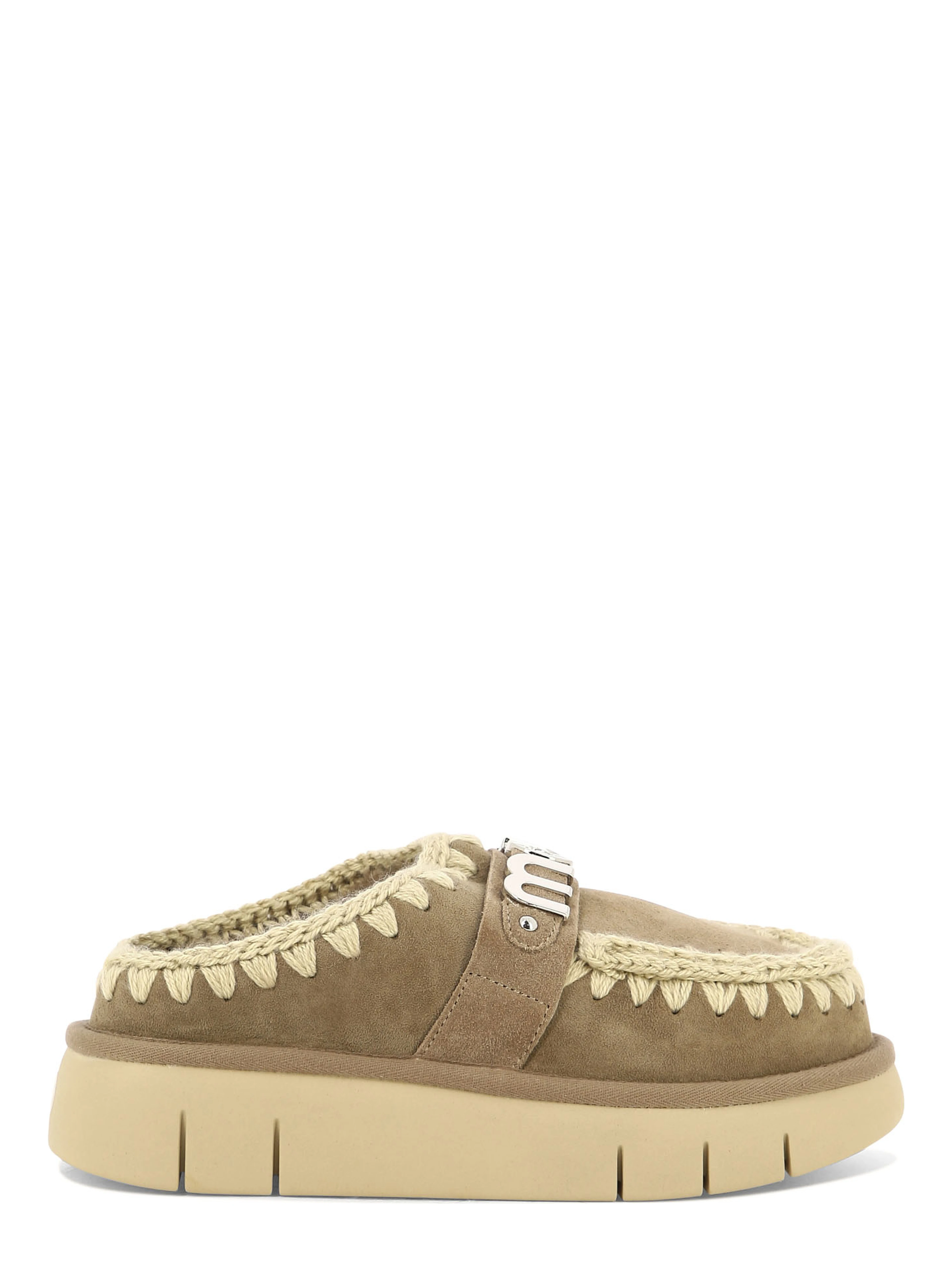 "Bounce Clog Metal Logo" slippers