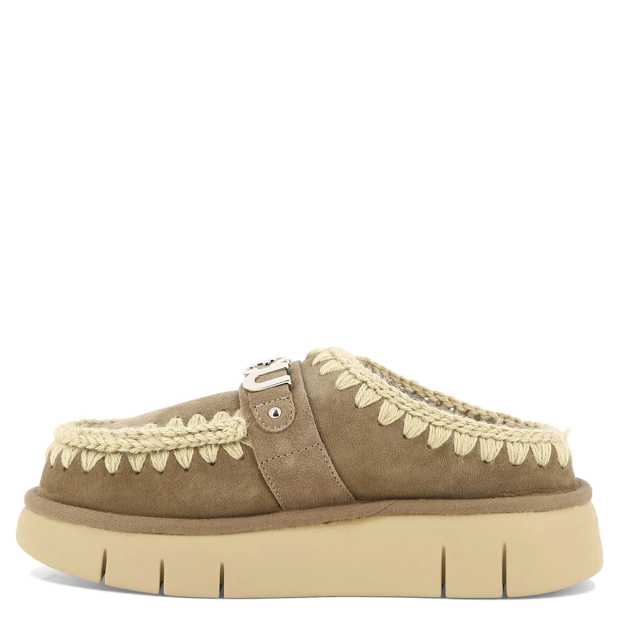 "Bounce Clog Metal Logo" slippers