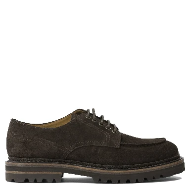 Derby in suede leather
