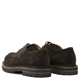 Derby in suede leather