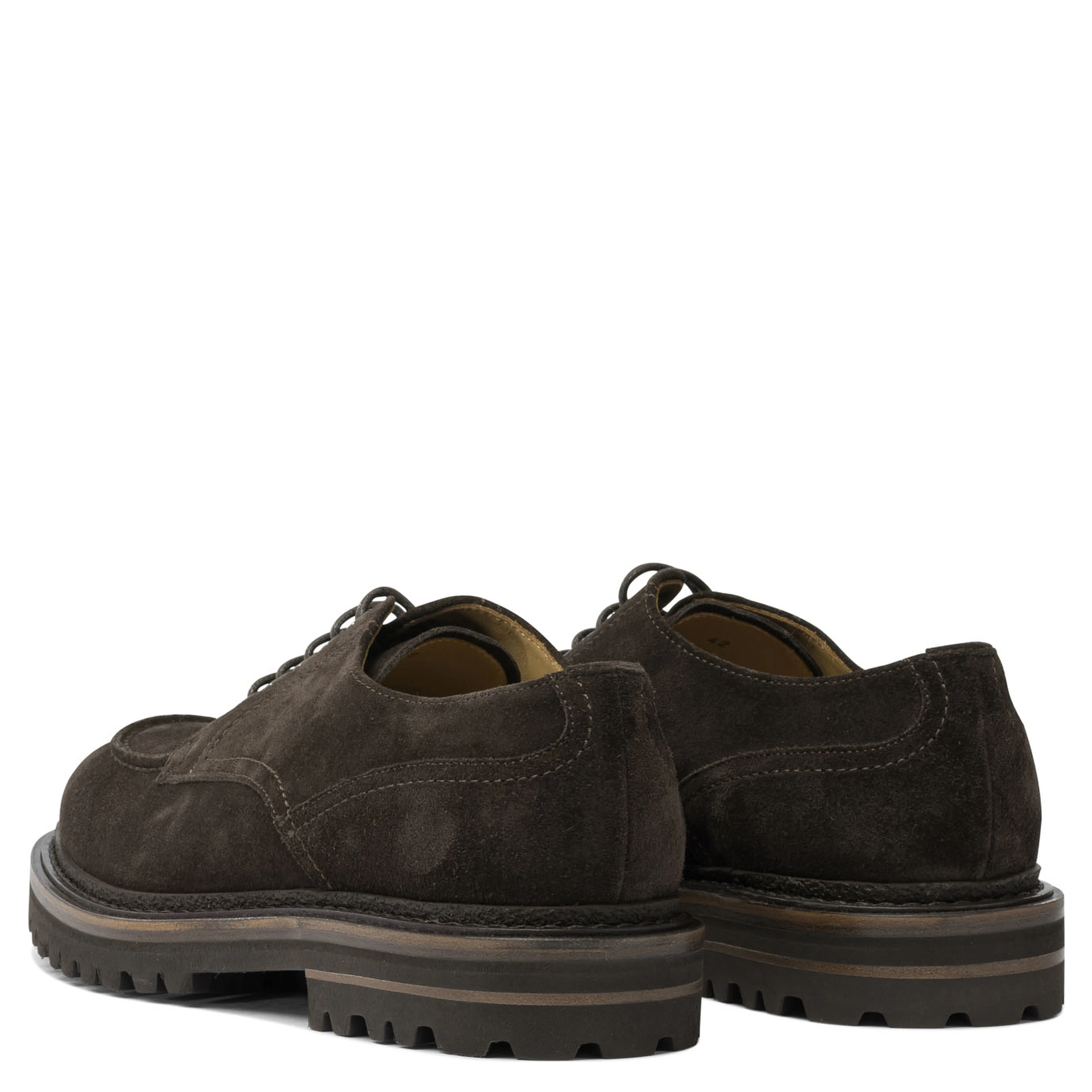 Derby in suede leather
