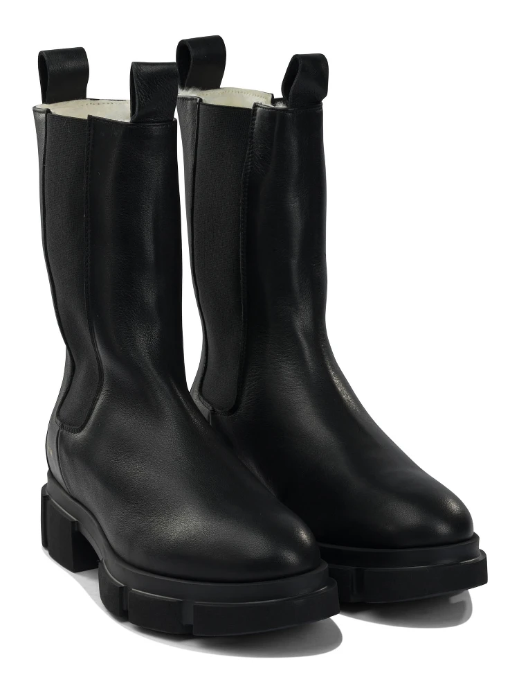 Leather pull-on ankle boots alternative