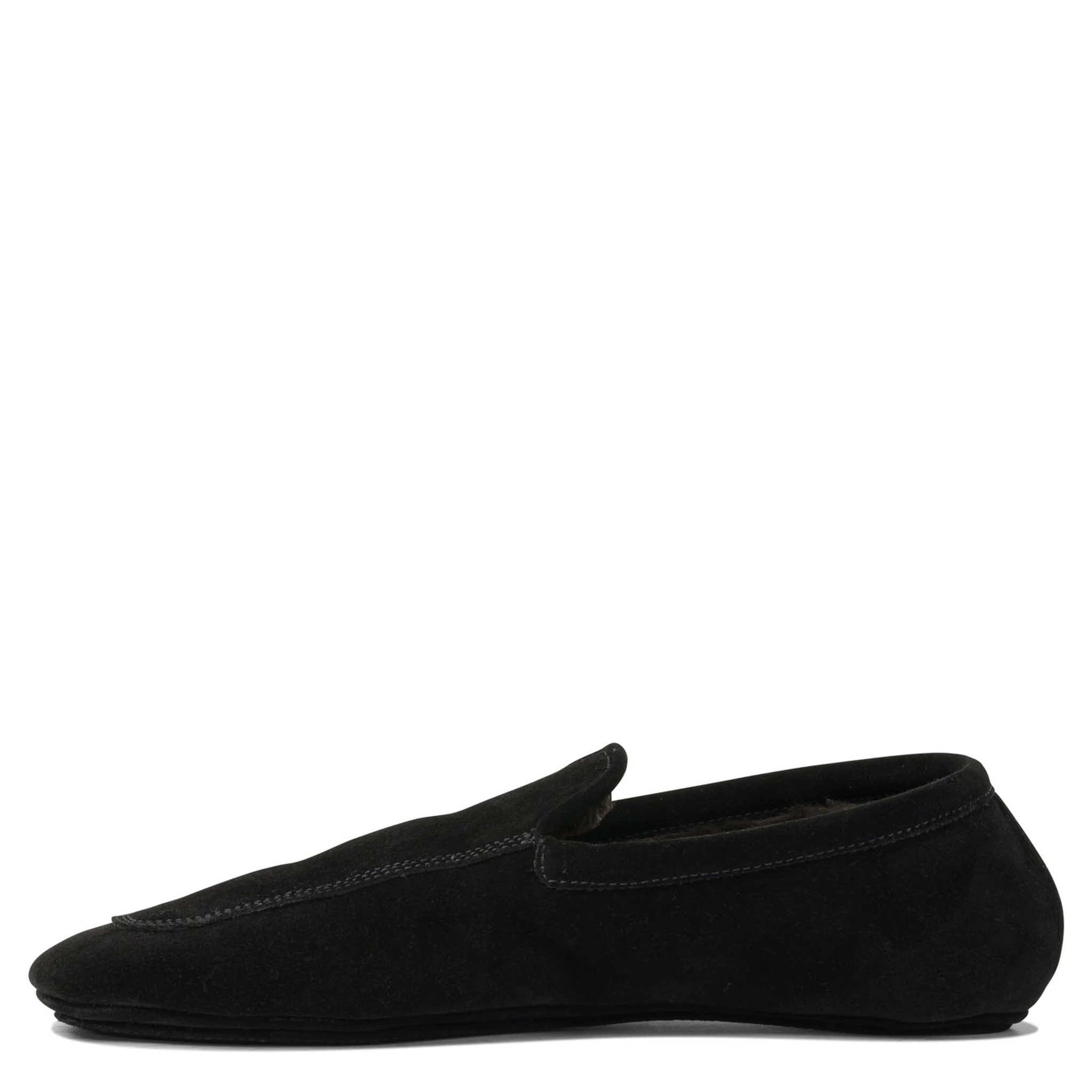 Loafers in suede leather