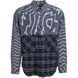 Shirt with cotton inserts