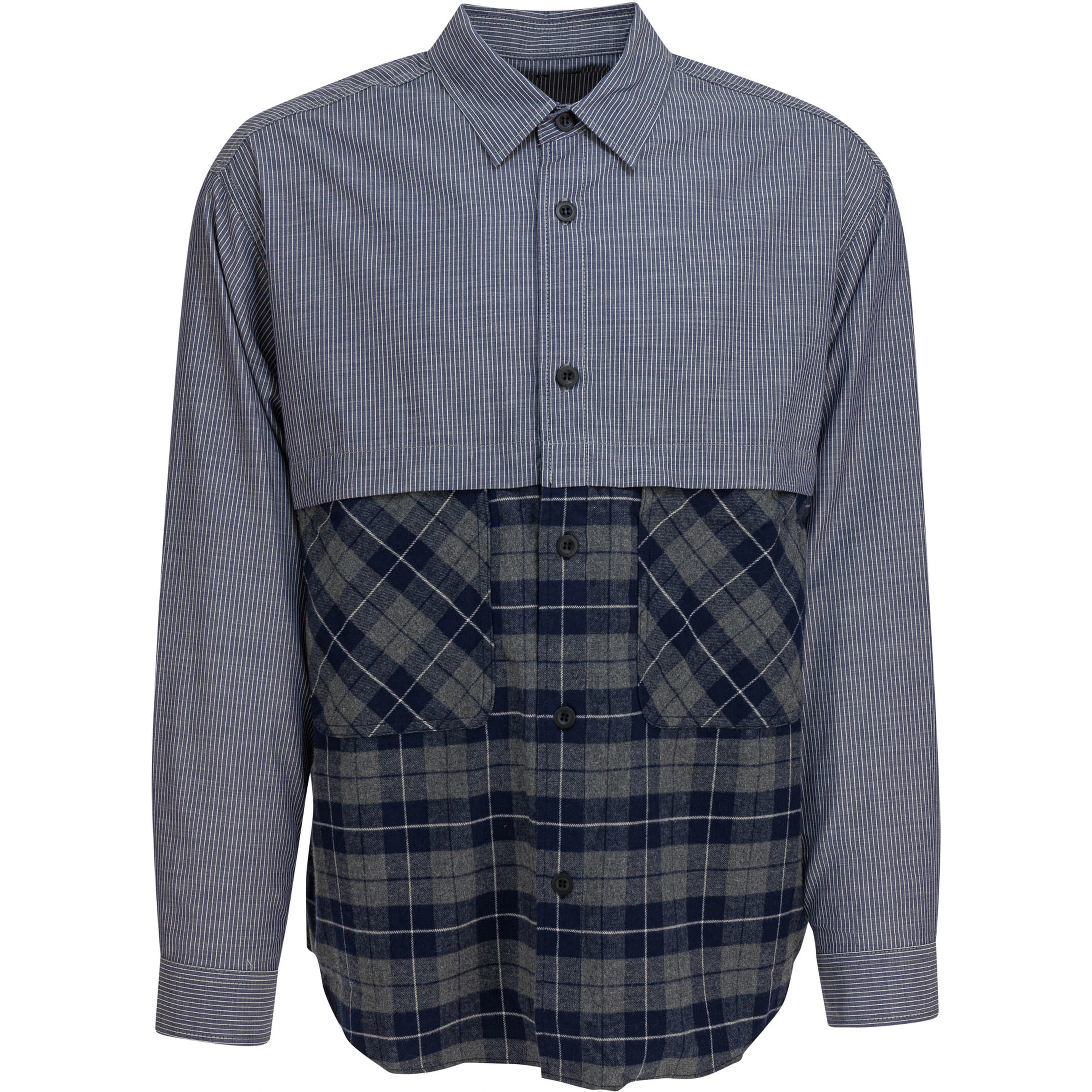 Shirt with cotton inserts
