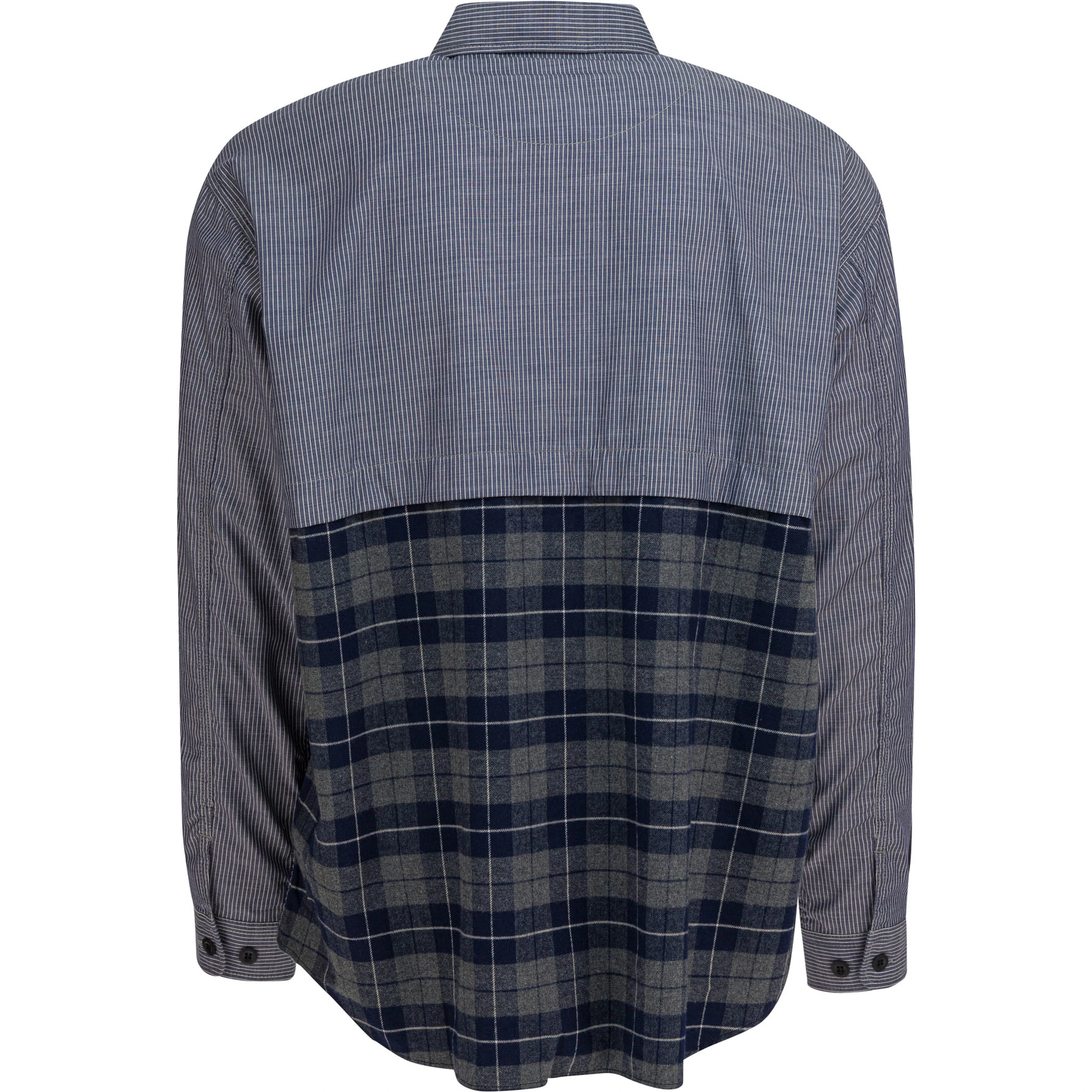 Shirt with cotton inserts