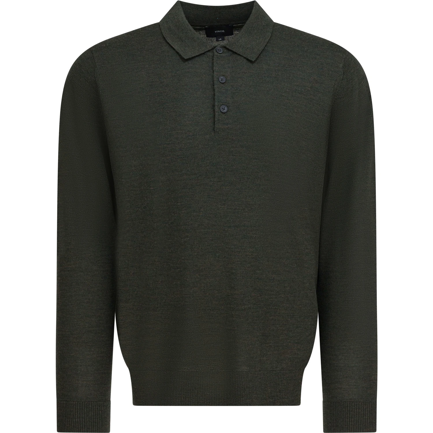 Merino wool polo shirt