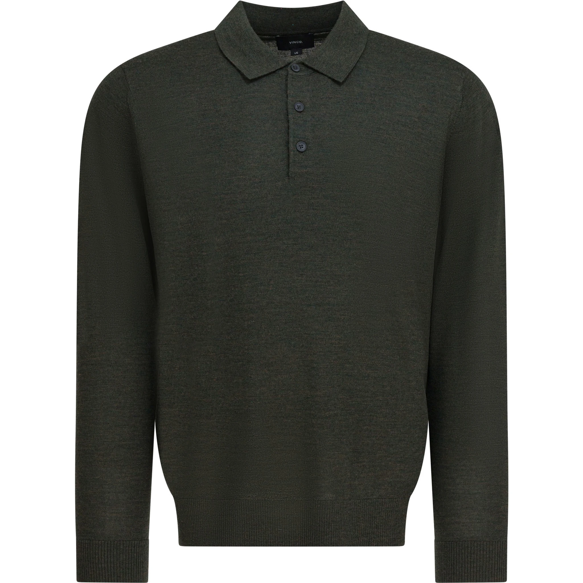 Merino wool polo shirt