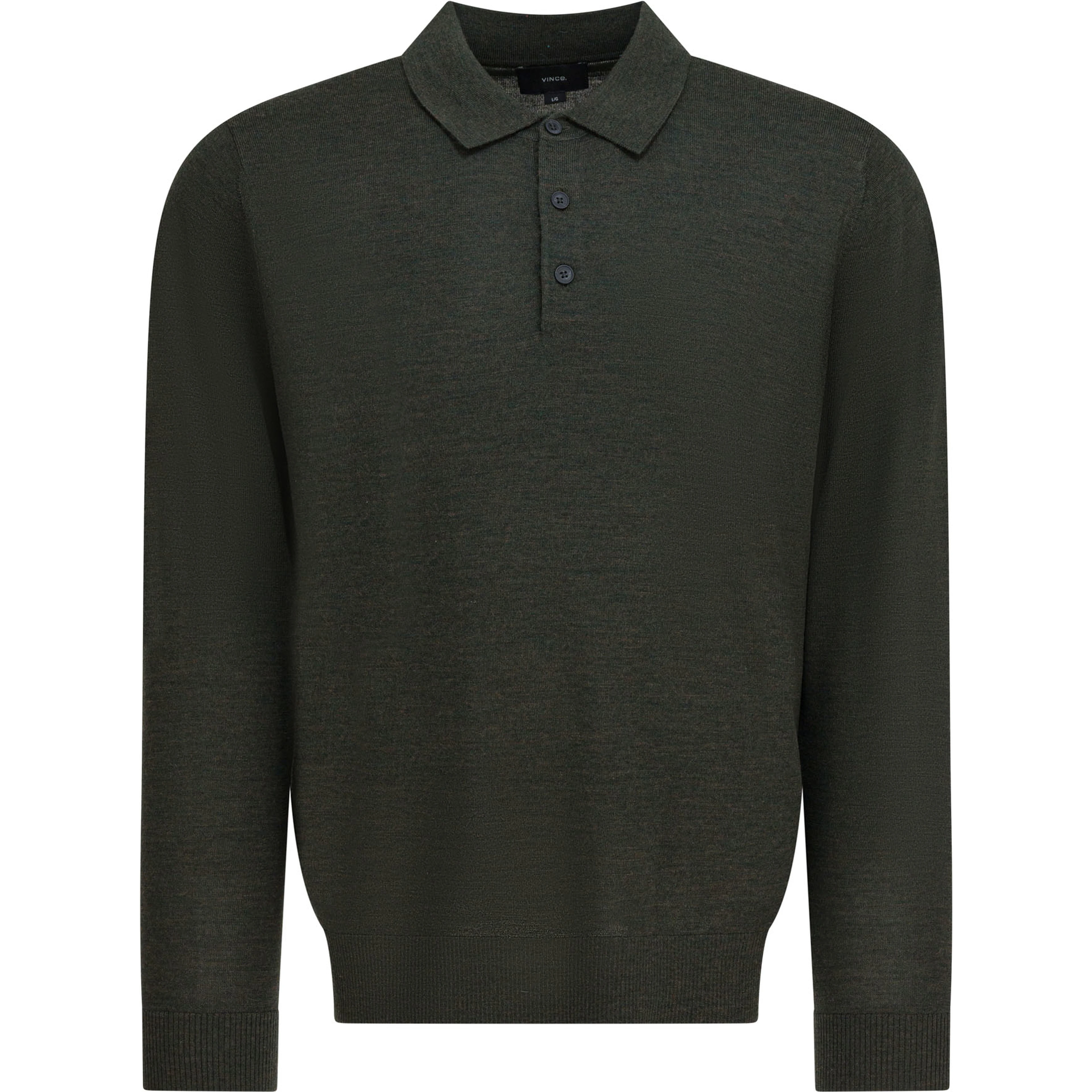 Merino wool polo shirt