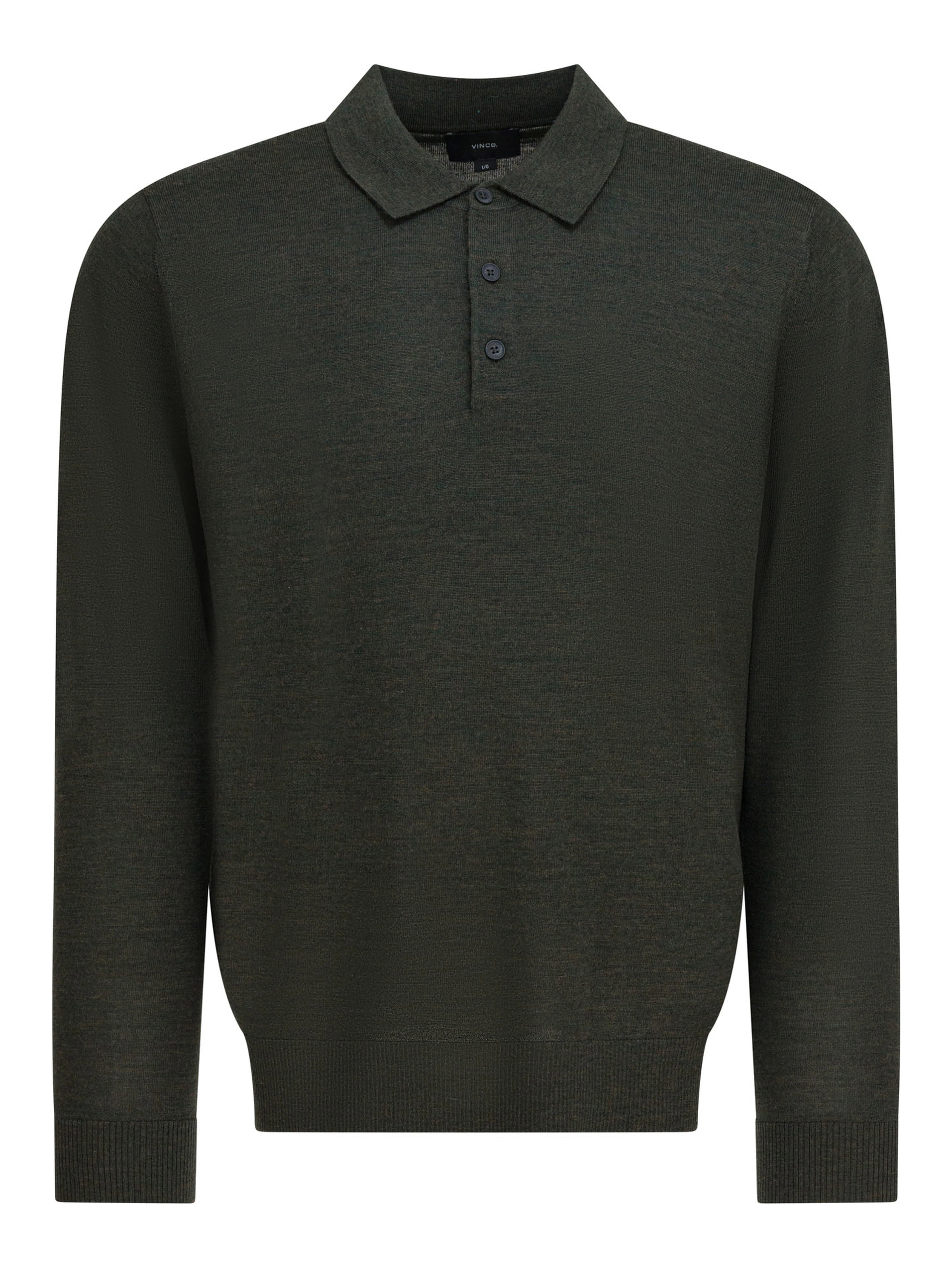 Merino wool polo shirt