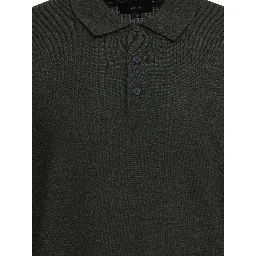 Merino wool polo shirt