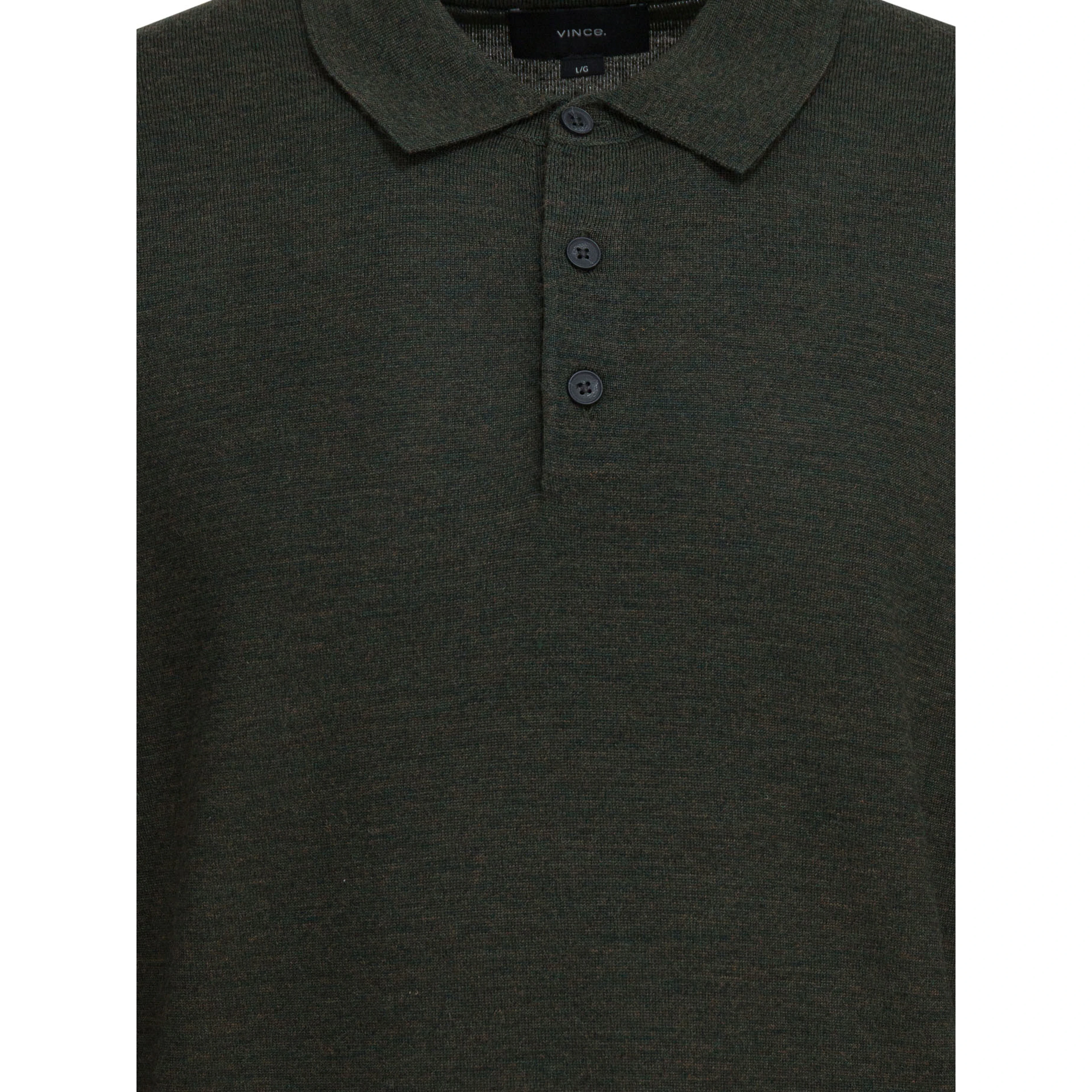 Merino wool polo shirt