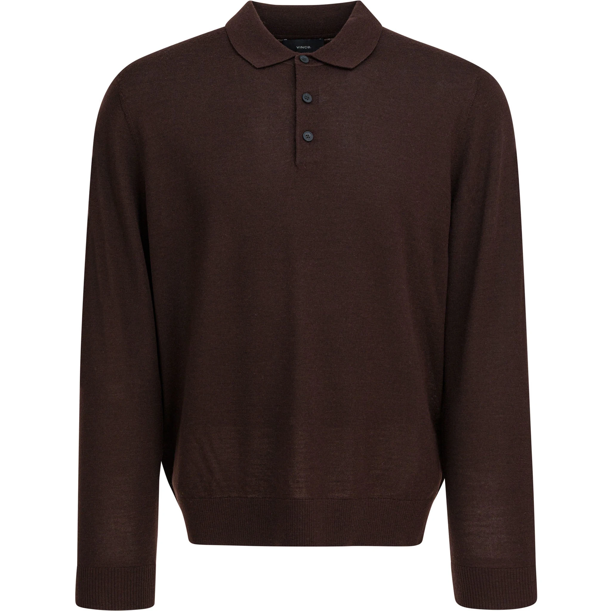 Merino wool polo shirt