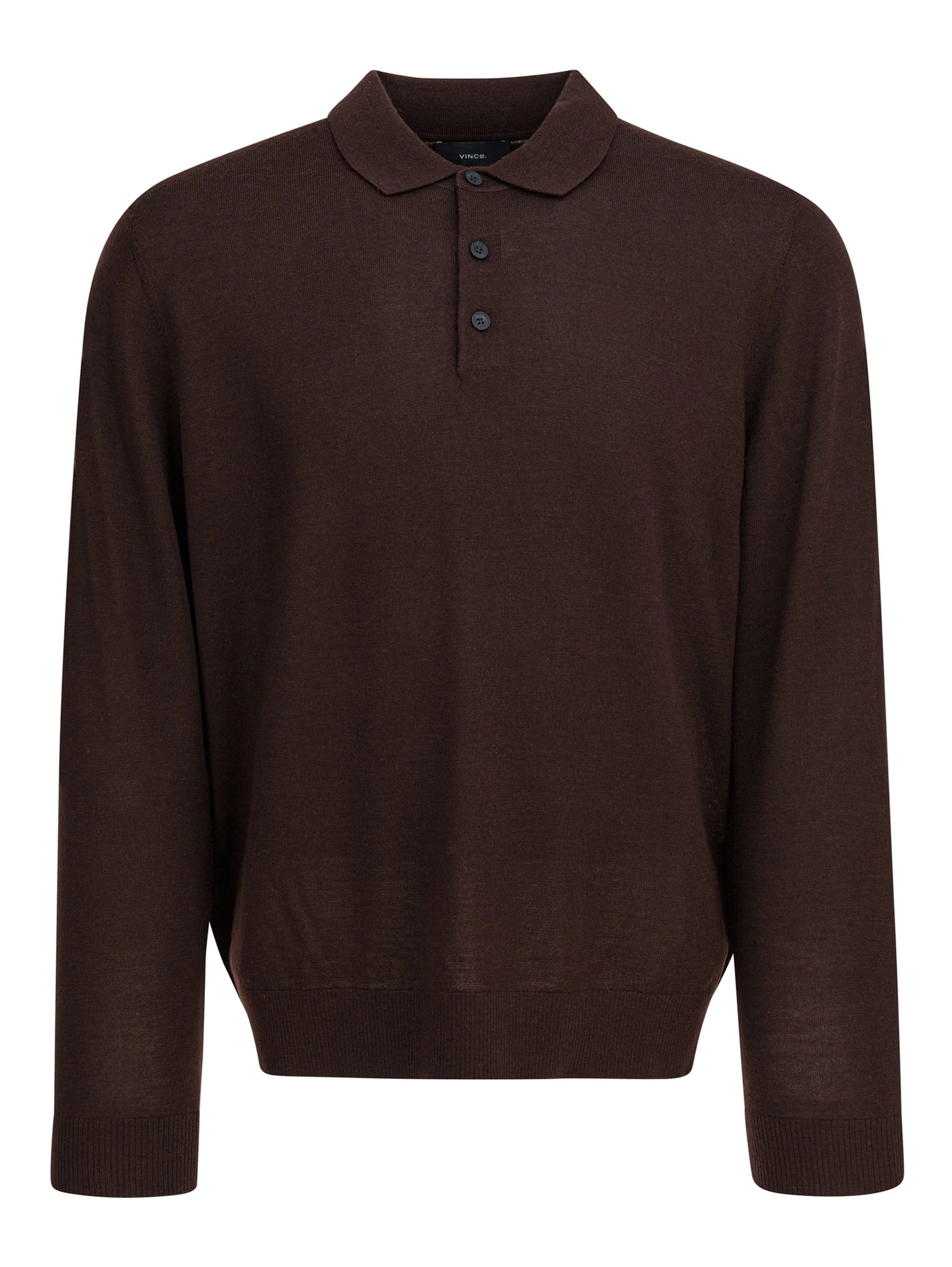 Merino wool polo shirt