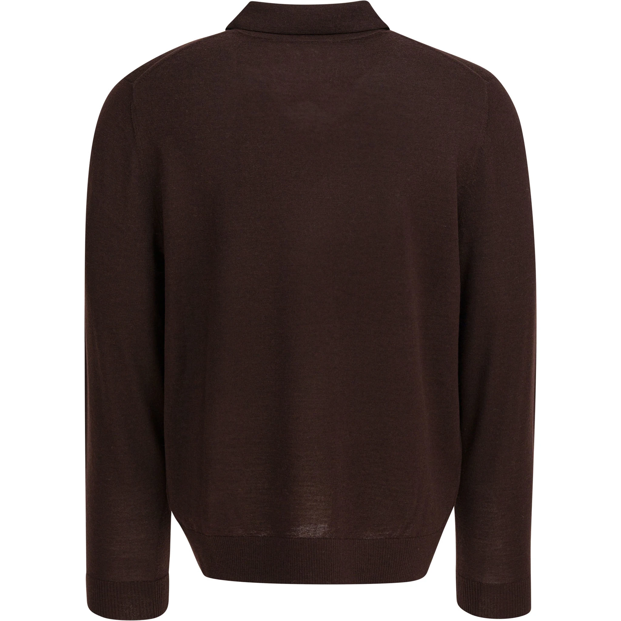 Merino wool polo shirt