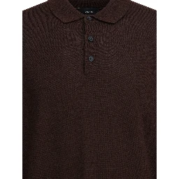 Merino wool polo shirt