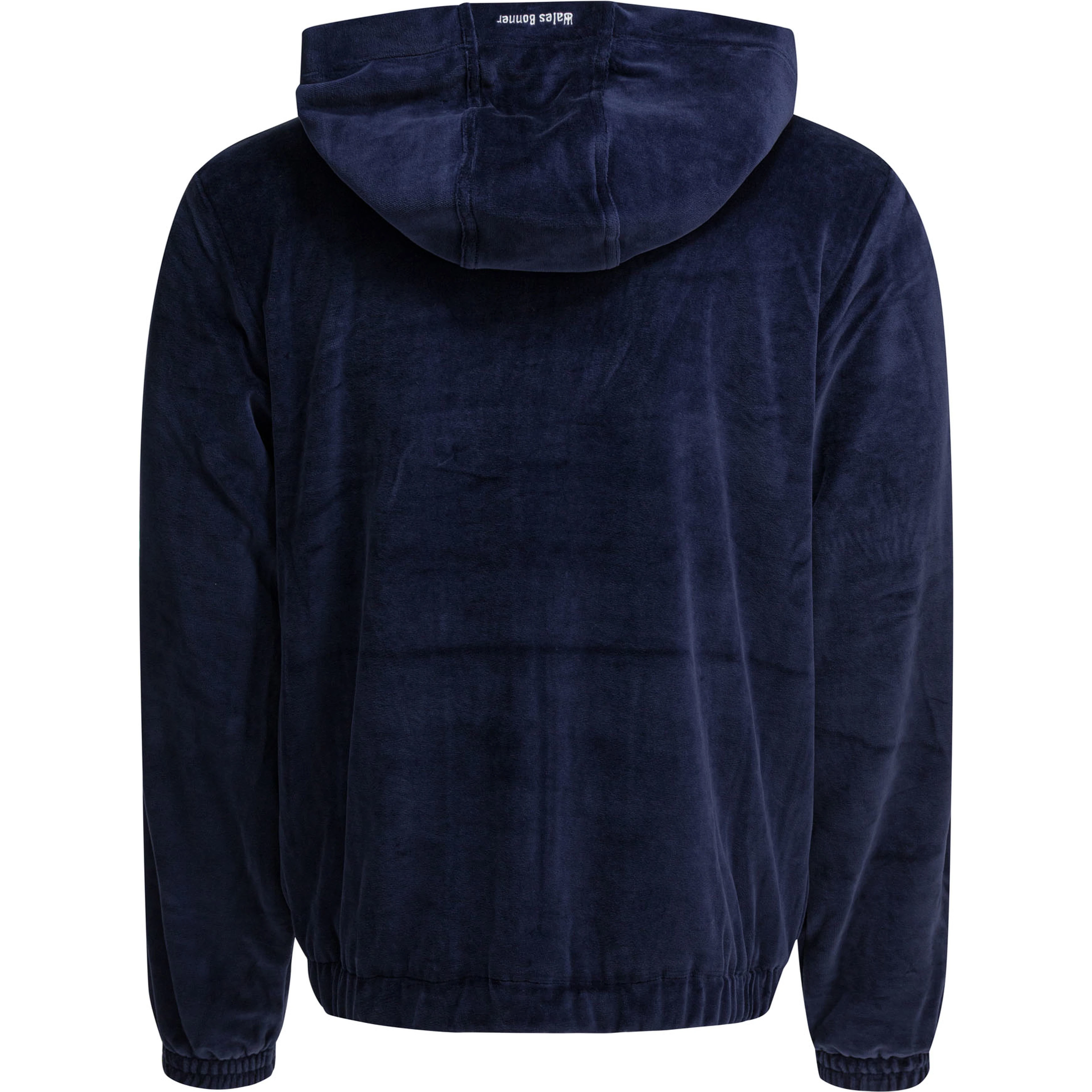 "Wales Bonner Velour" zippered sweatshirt
