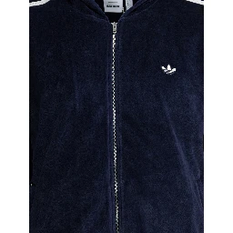 "Wales Bonner Velour" zippered sweatshirt