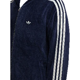 "Wales Bonner Velour" zippered sweatshirt