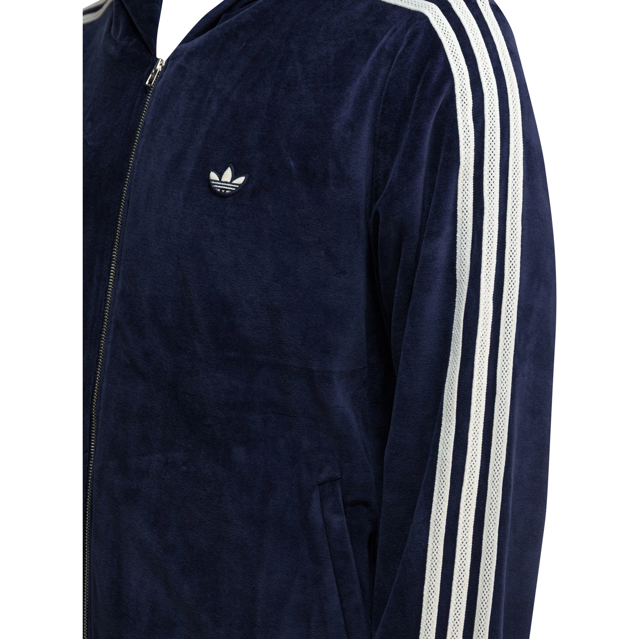 "Wales Bonner Velour" zippered sweatshirt