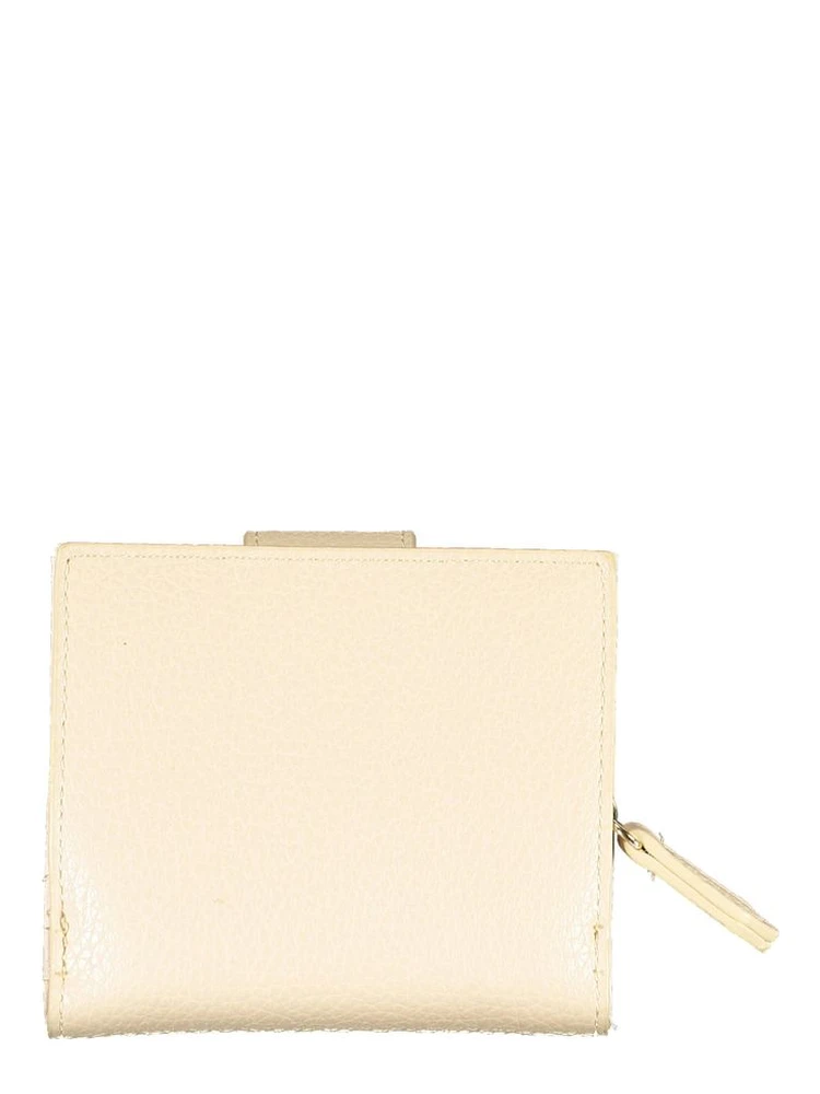 Beige Polyurethane Women Wallet alternative