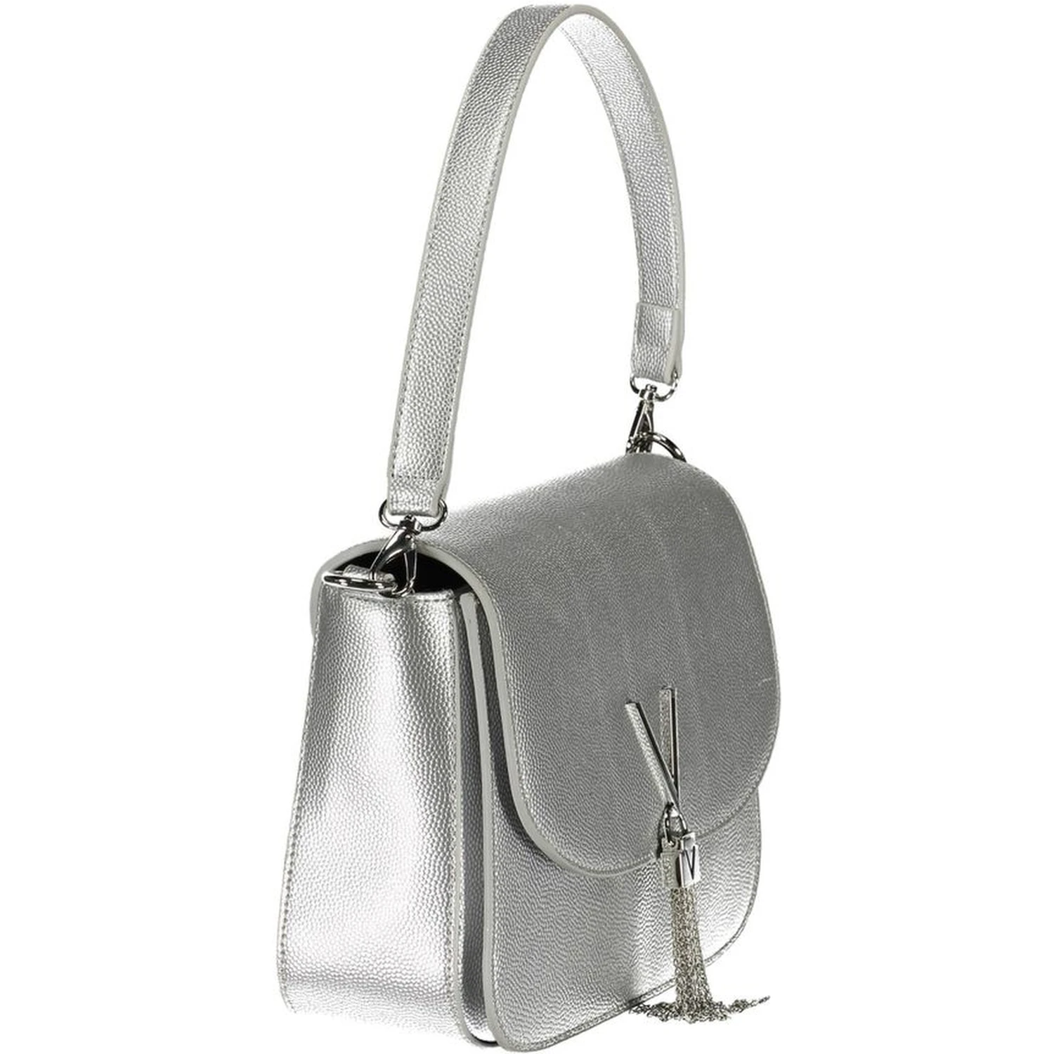 Gray Polyethylene Handbag