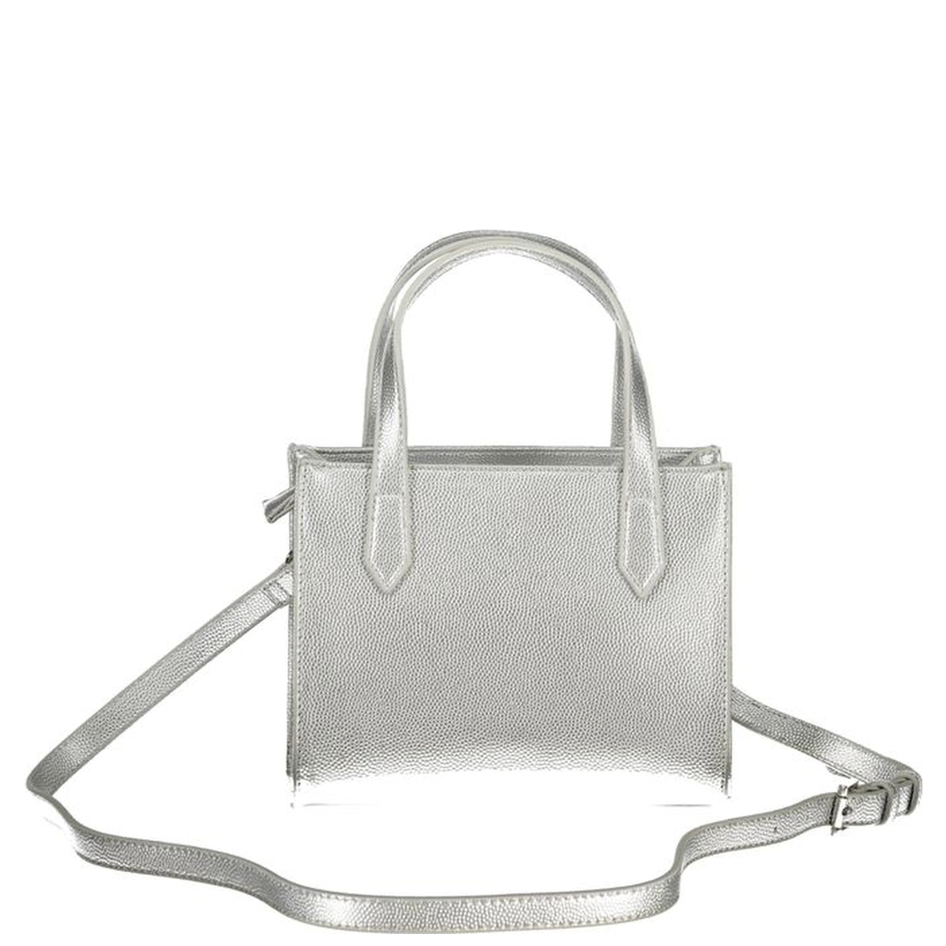 Gray Polyethylene Women Handbag