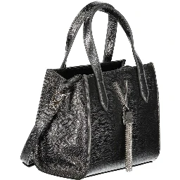 Gray Polyethylene Handbag