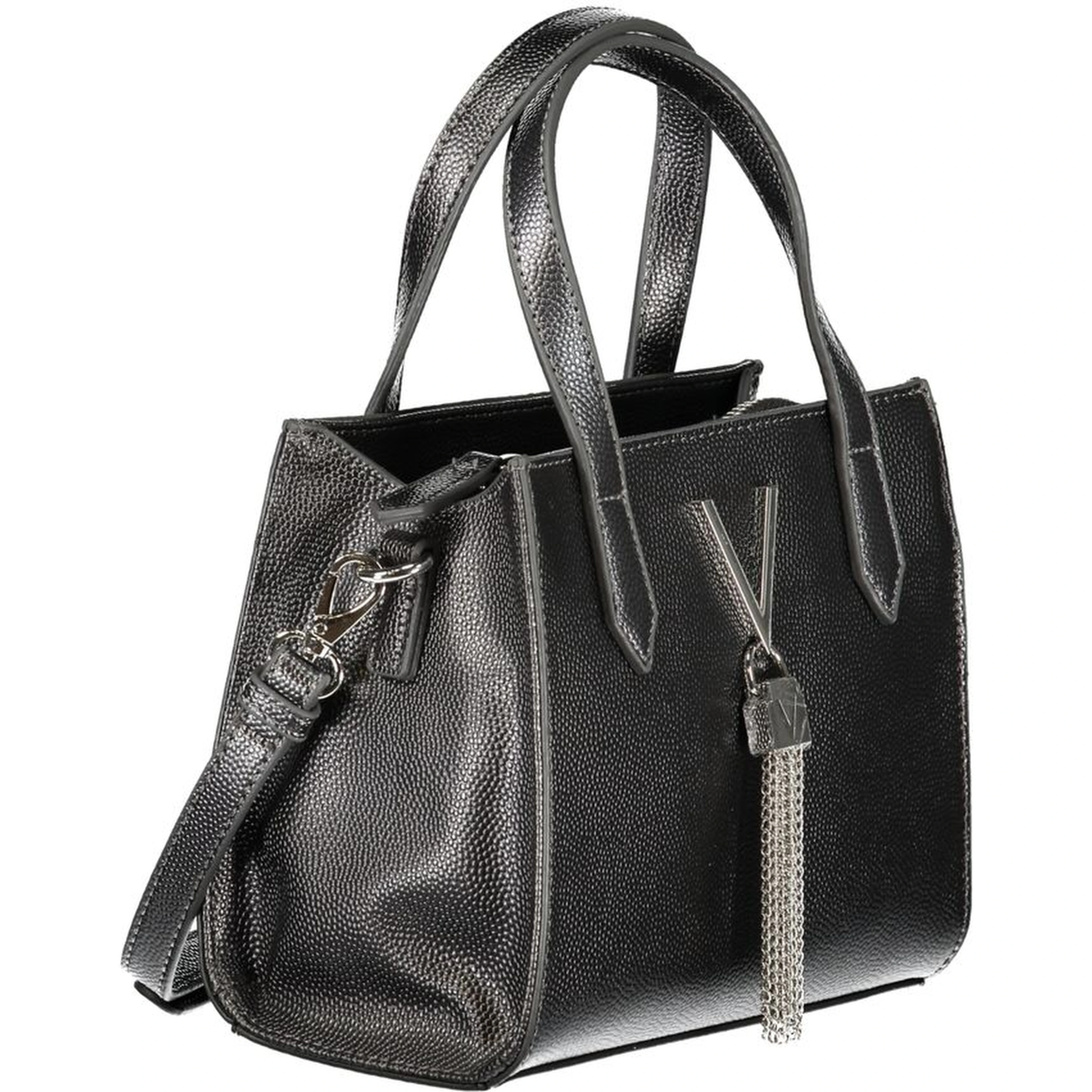 Gray Polyethylene Handbag